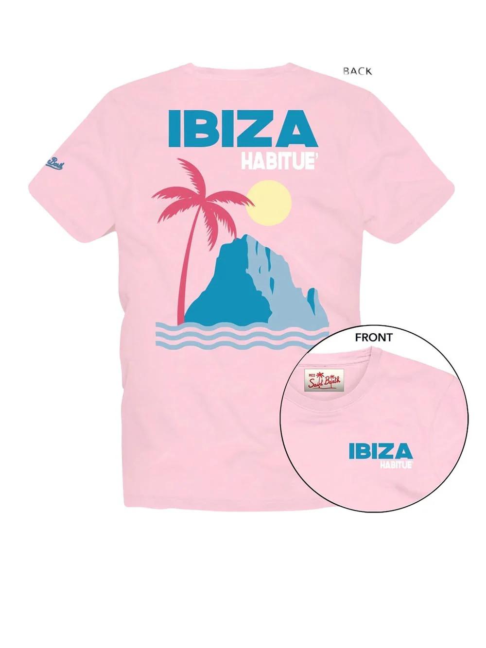 T-Shirt Uomo Saint Barth portland-07488l IBIZA POSTCARD HAB 21 PRL0002 07488L MC2 SAINT BARTH 