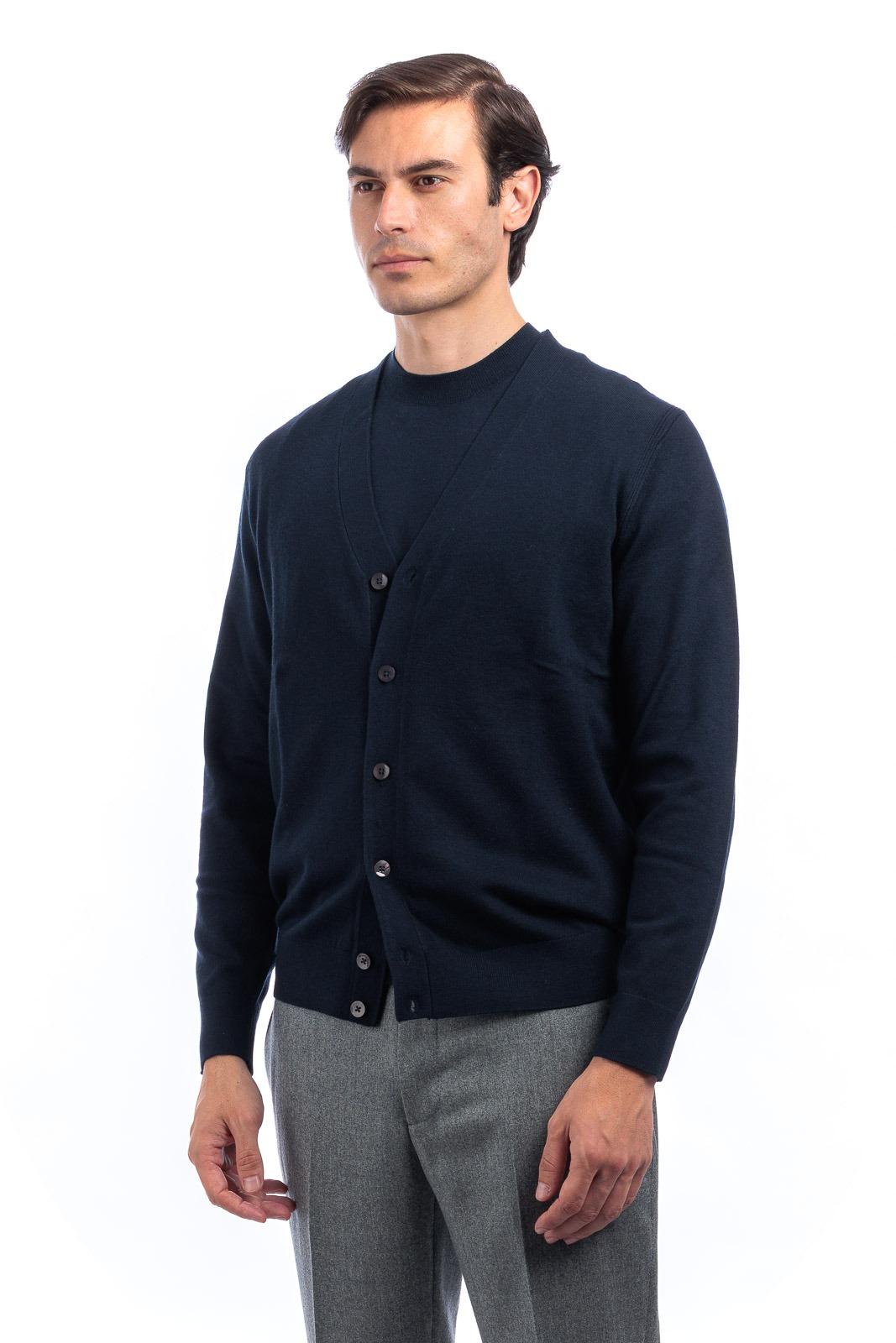 DIKTAT CARDIGAN VISCOSA BLU NOTTE DK97004 BLU NOTTE DIKTAT 