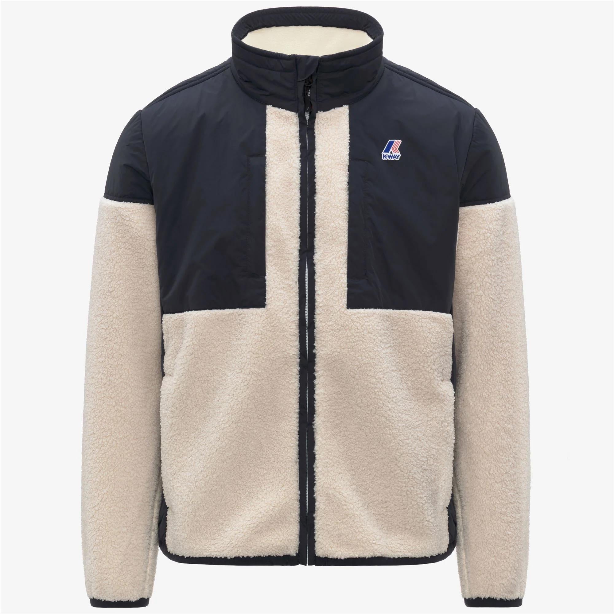 K-WAY UNISEX SIXTE 4.0 ORSETTO<BR/>BLUE DEPTH-ECRU K6133HW A04 K-WAY 