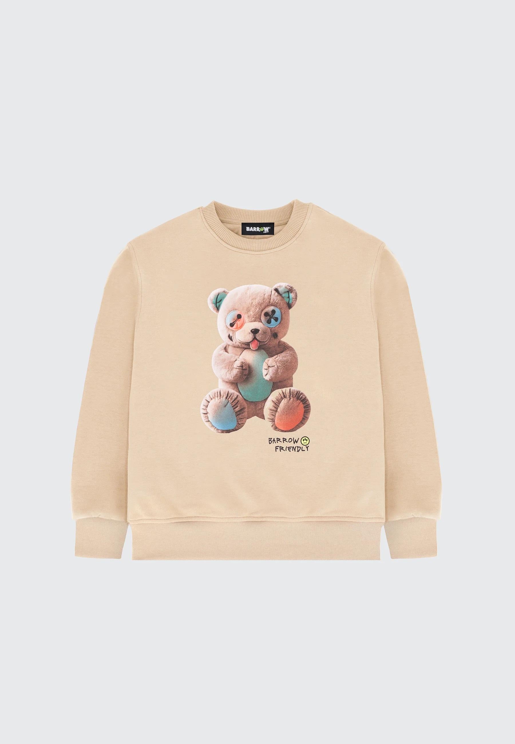 BARROW FELPA TEDDY SABBIA S6BKJUSW005 092 BARROW 