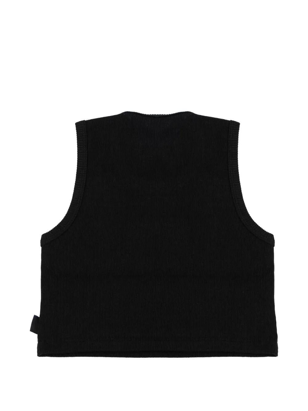 Gcds Kids<BR/>Canotta nera per bambina C1GJQG572T103* 999R GCDS 