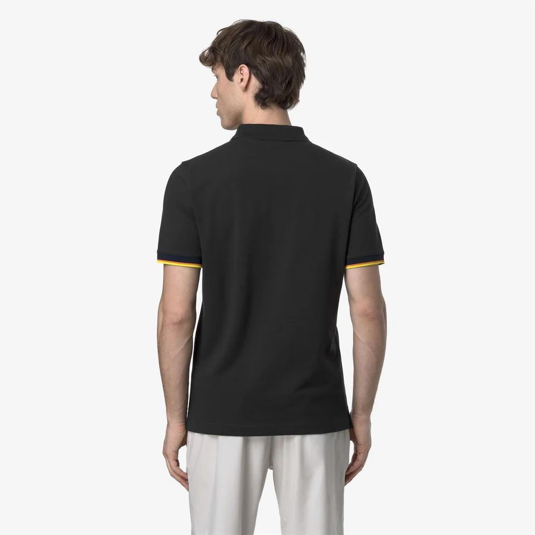 VINCENT PIQUE SLIM<BR/>BLACK PURE K1125BW USY K-WAY 