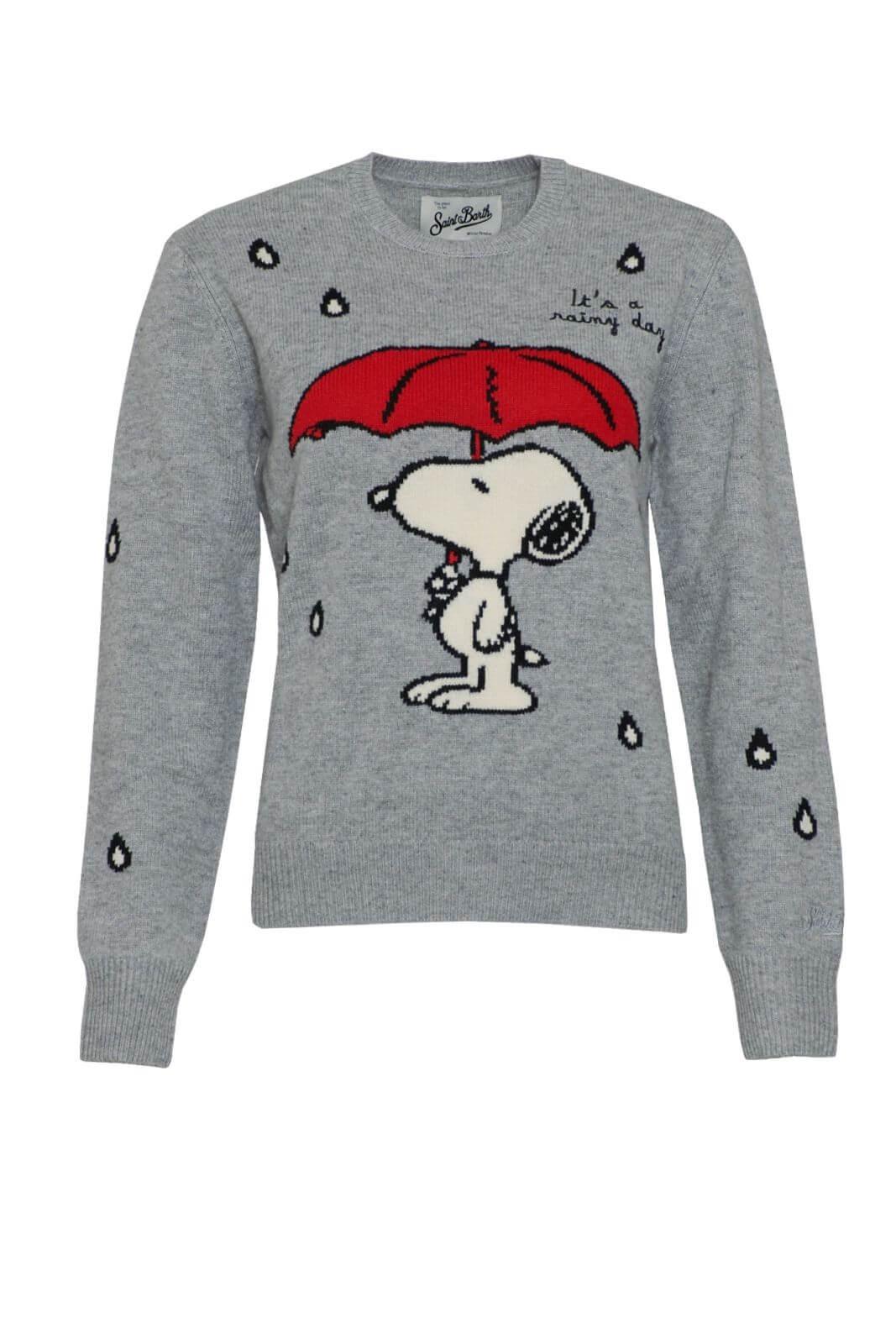 MC2 Saint Barth Maglia Donna Snoopy Loves Rain QUE0010 00438I MC2 SAINT BARTH 