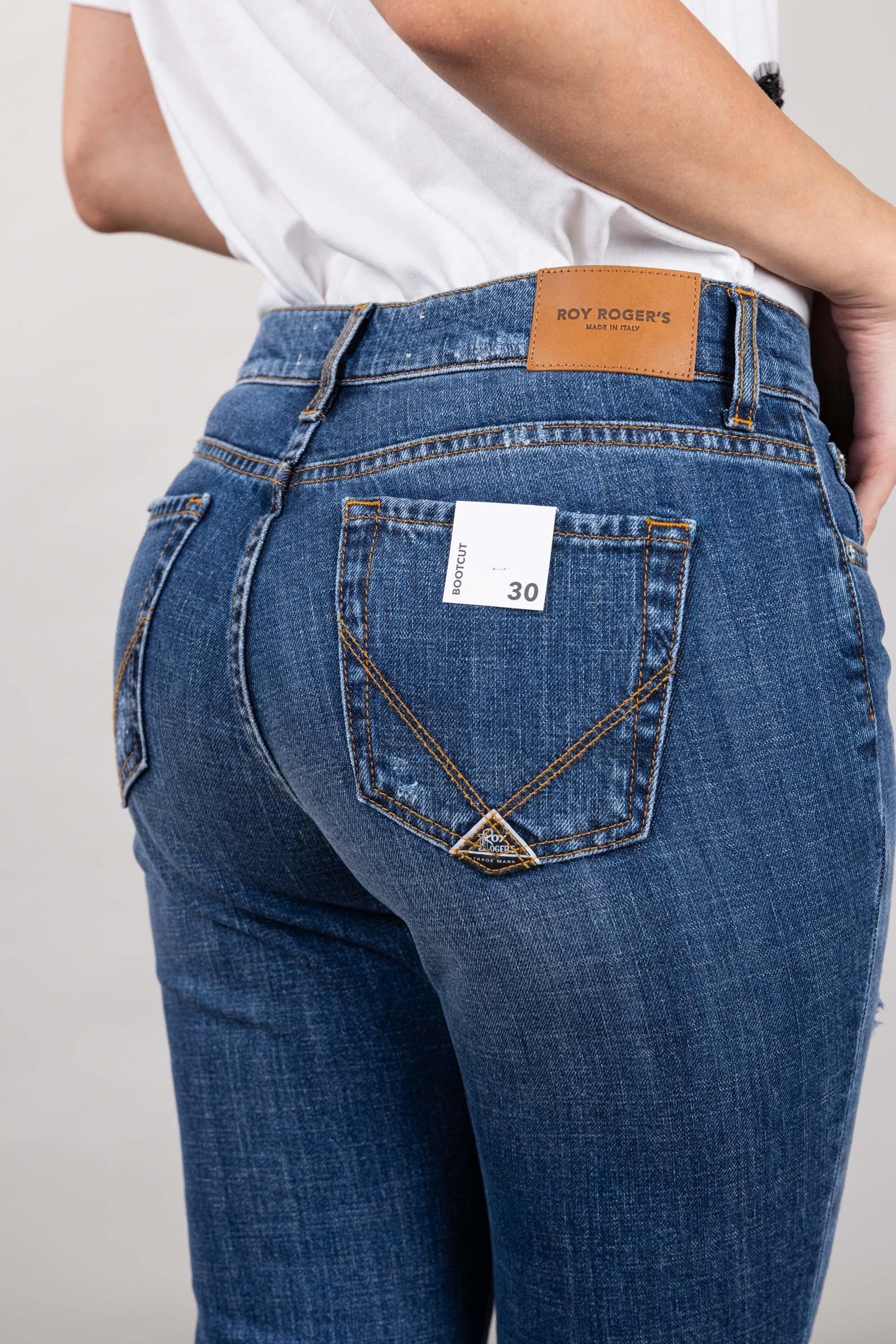 Roy Roger's zandra hem denim elast.ellwood RND104D7073047 C0999 ROY ROGER'S 