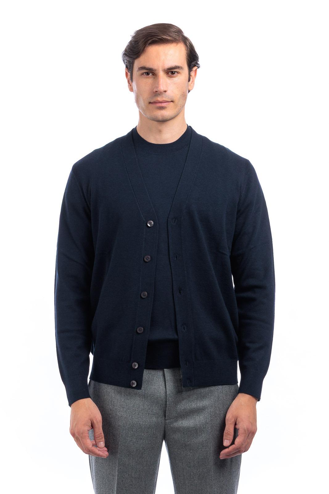 DIKTAT CARDIGAN VISCOSA BLU NOTTE DK97004 BLU NOTTE DIKTAT 