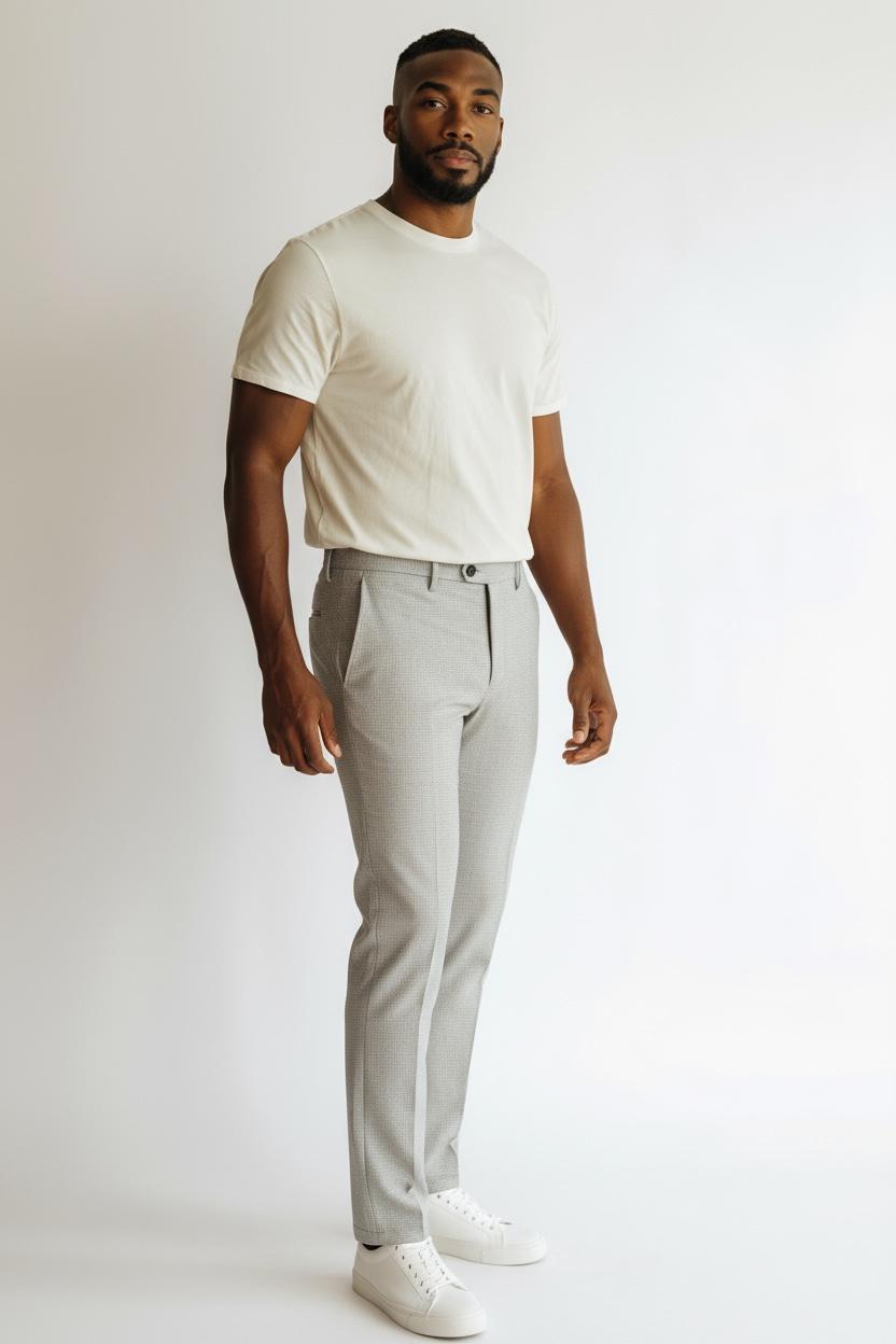 Michael Coal pantalone tk america mc-brad plus/2123 capri argilla MCBRAPLS2123F25C 880 MICHAEL COAL 