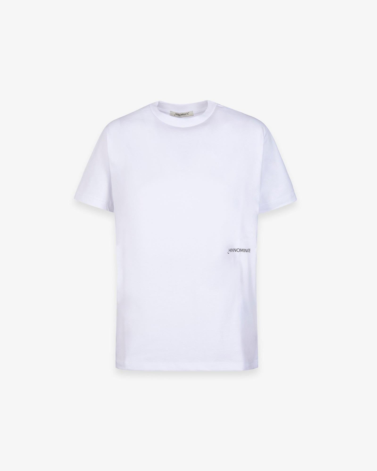 T-Shirt In Jersey Con Stampa  Bianco Ottico HINNOMINATE HMABM01513-PTTS0037 BI11 HINNOMINATE 