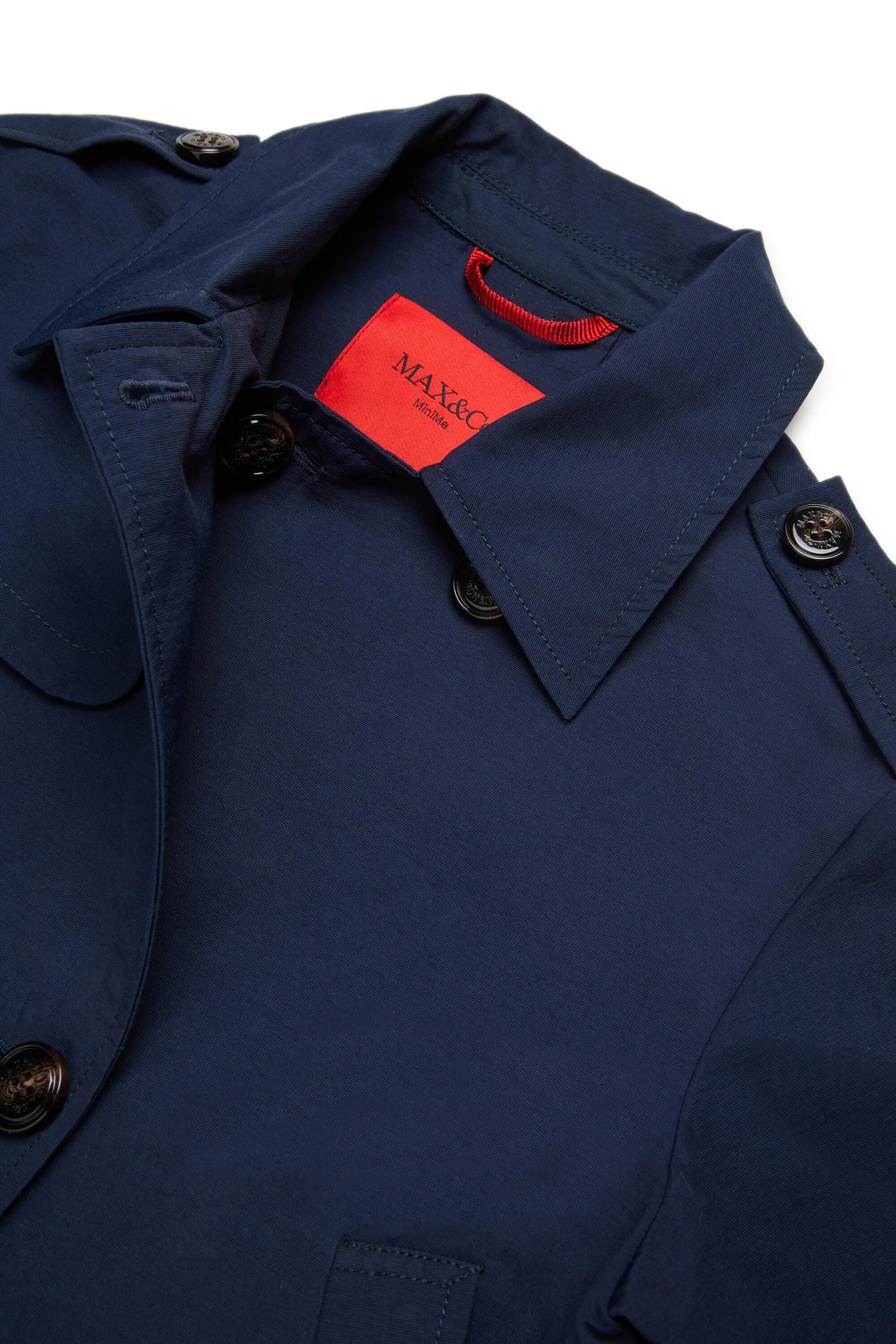 MAX&Co.<BR/>Giacca doppiopetto con logo blu MX0281-MX003 MX851 MAX&CO KID 