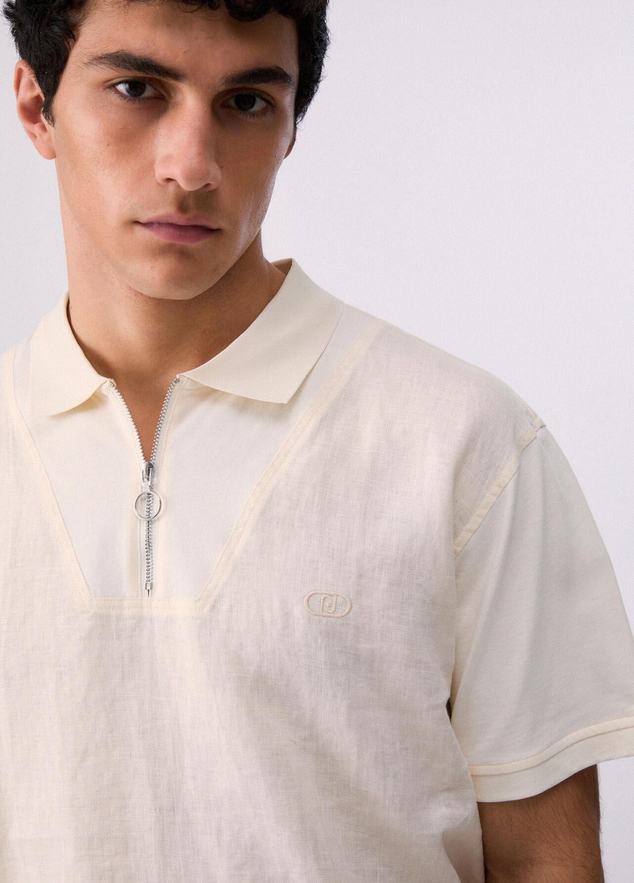 LIU-JO Polo 100% lino QA6175J3914 20601 LIU-JO 