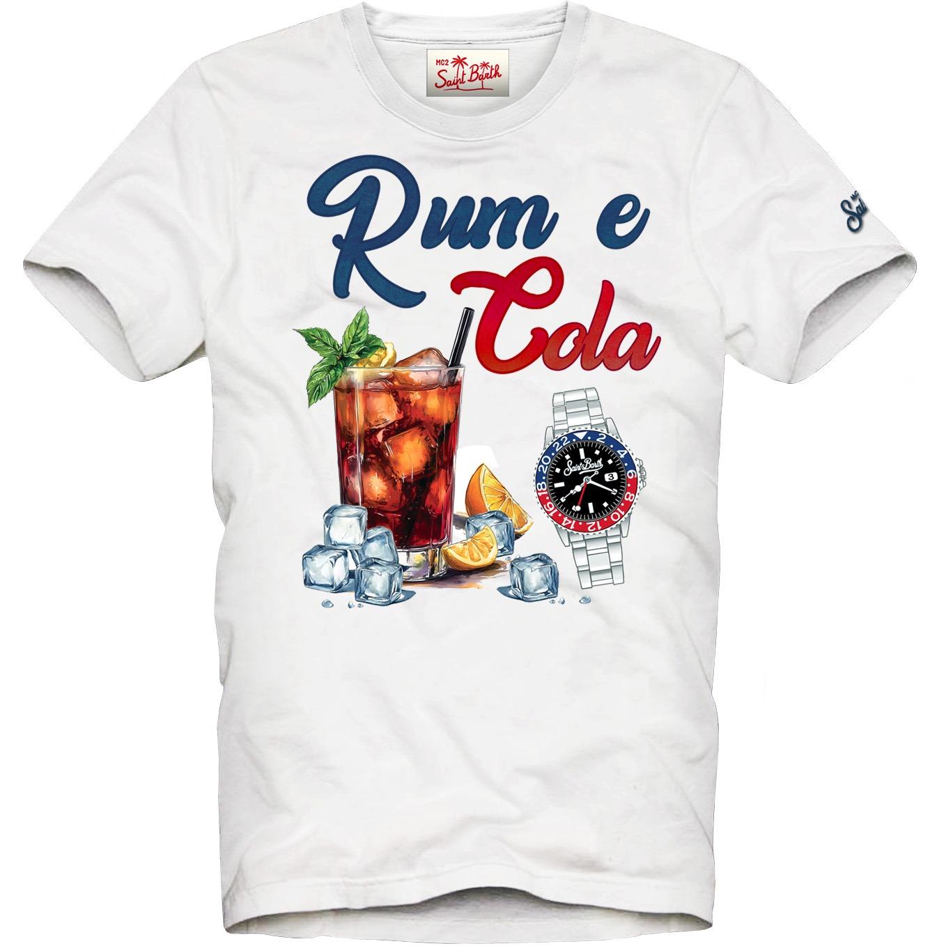 T-SHIRT DENVER MC2 RUM E COLA DNV0002 00383L MC2 SAINT BARTH 