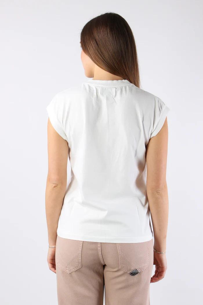 ROY ROGER'S T-SHIRT POCKET IN JERSEY WHITE RND90306CB55XXXX C0069 ROY ROGER'S 