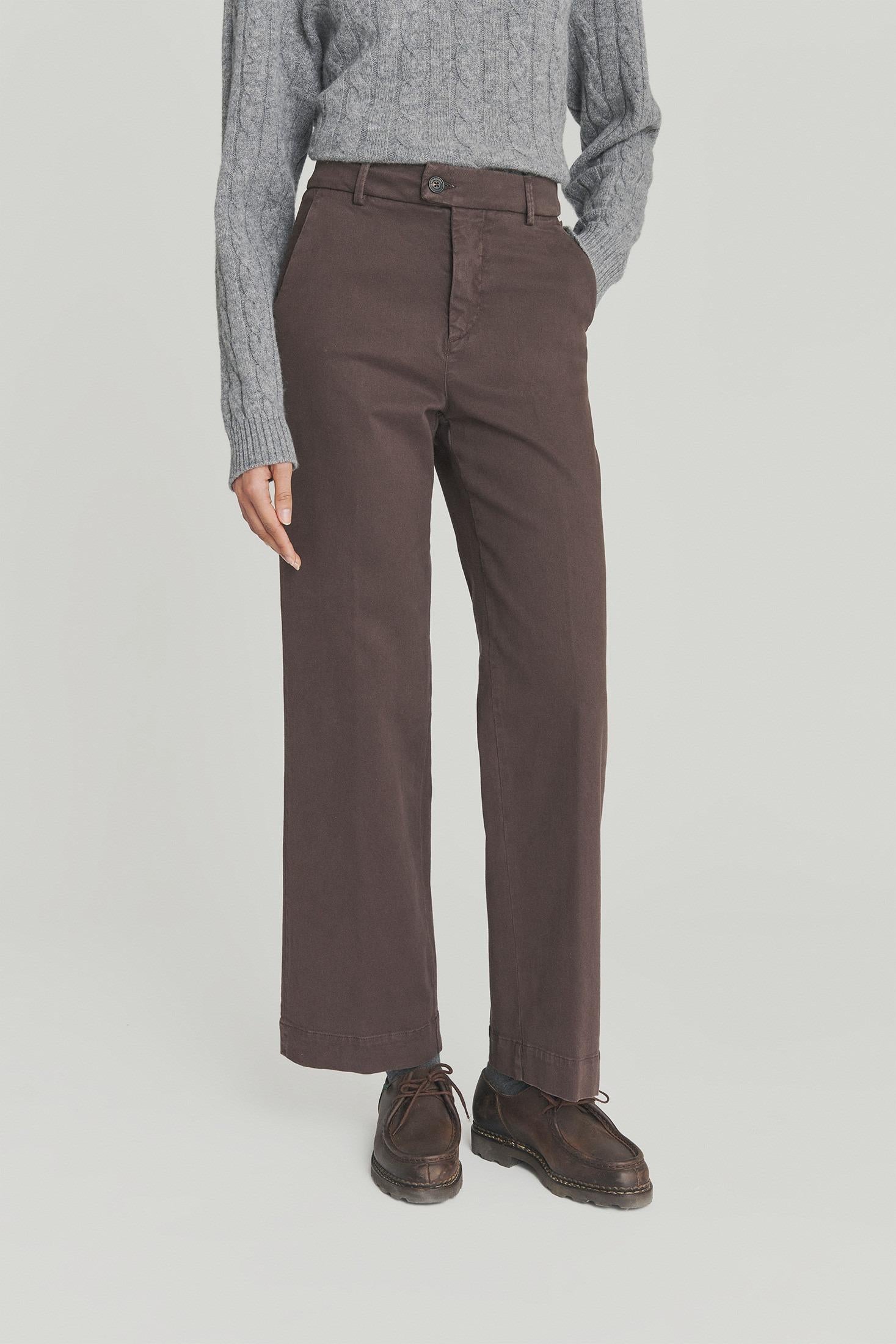 PANTALONE LAIS IN BULL BROWN RND041P4030112 C0241 ROY ROGER'S 