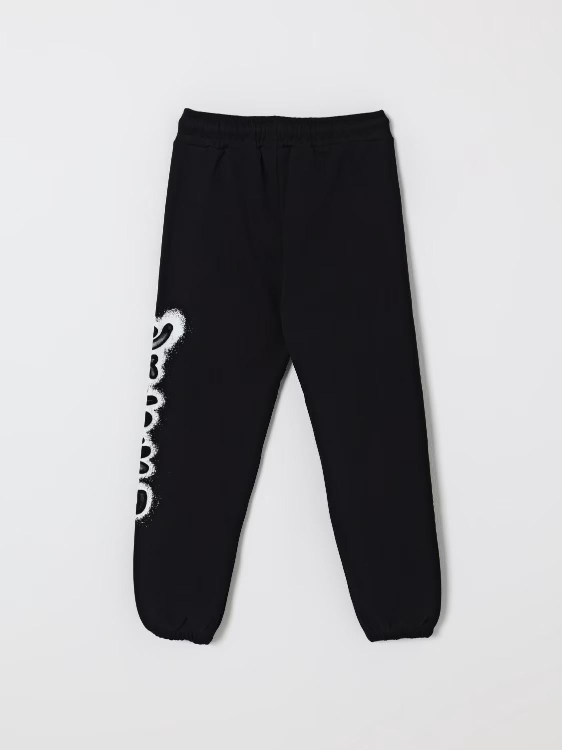 Pantalone bambino in felpa disclaimer Nero 25IDK58618 NERO DISCLAIMER 