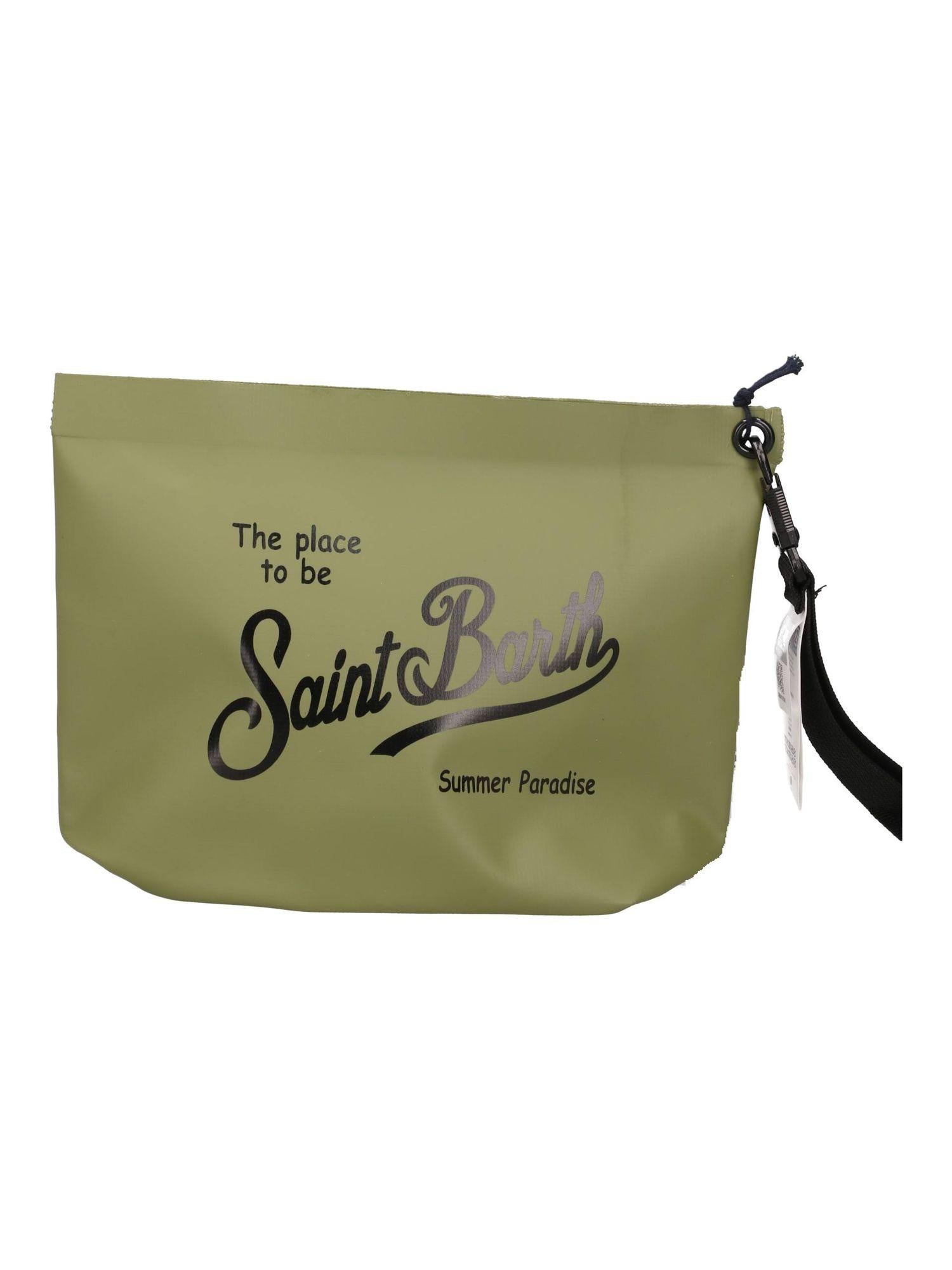 Pochette Mc2 Saint Barth ALI0006 00395L unisex verde militare. ALI0006 00395L MC2 SAINT BARTH 