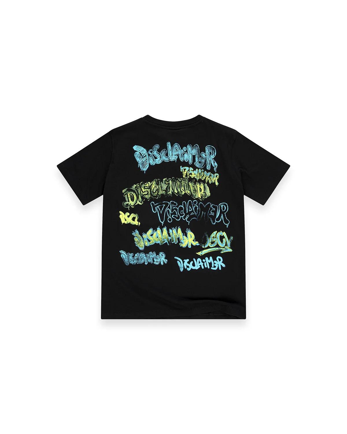 DISCLAIMER Jersey T-shirt - cod: 58820 26EDK58820 NERO DISCLAIMER 
