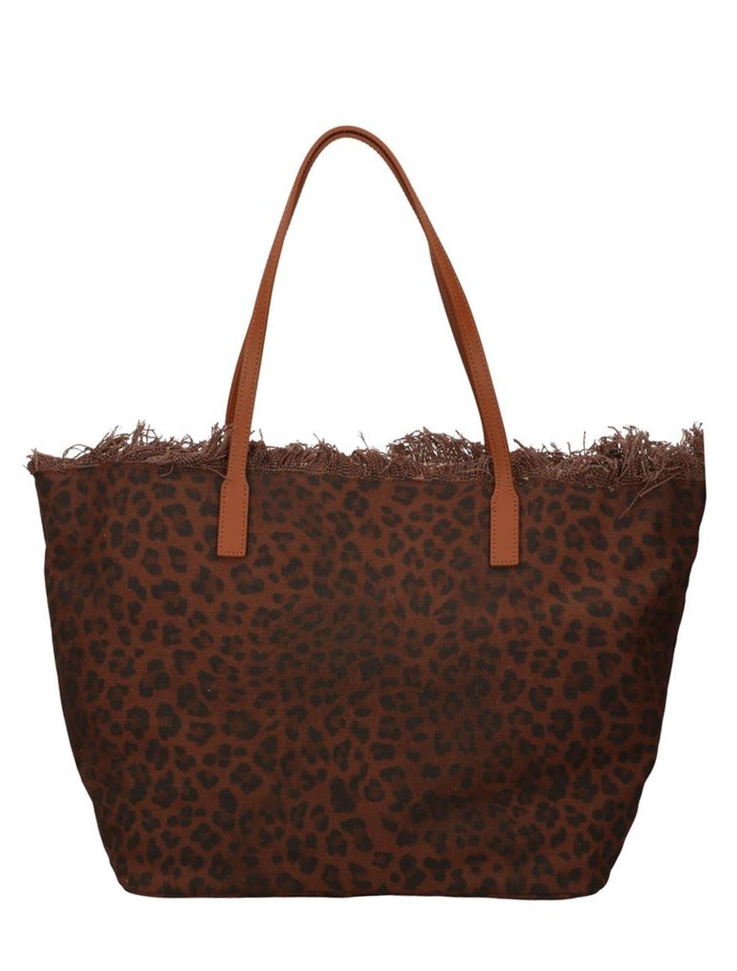 Saint Barth<BR/>Borsa City Fringe Leopard CBF0001 00588L MC2 SAINT BARTH 