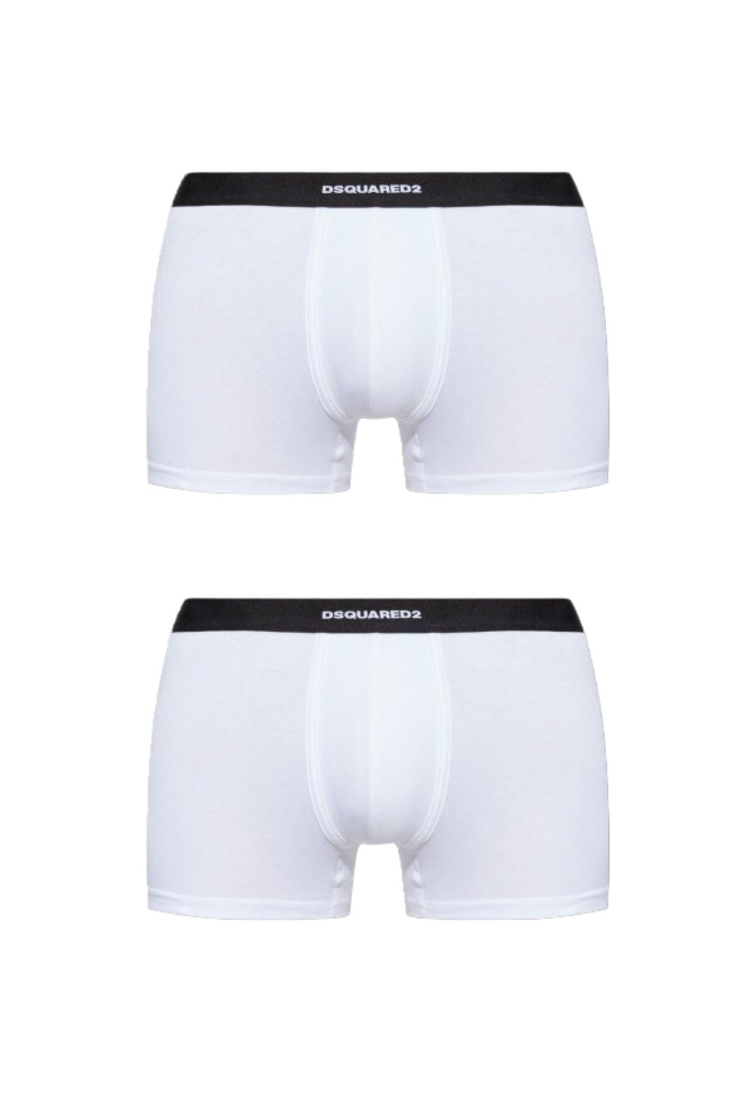 BOXER BIANCO DSQUARED2 DCX210070 100 DSQUARED 