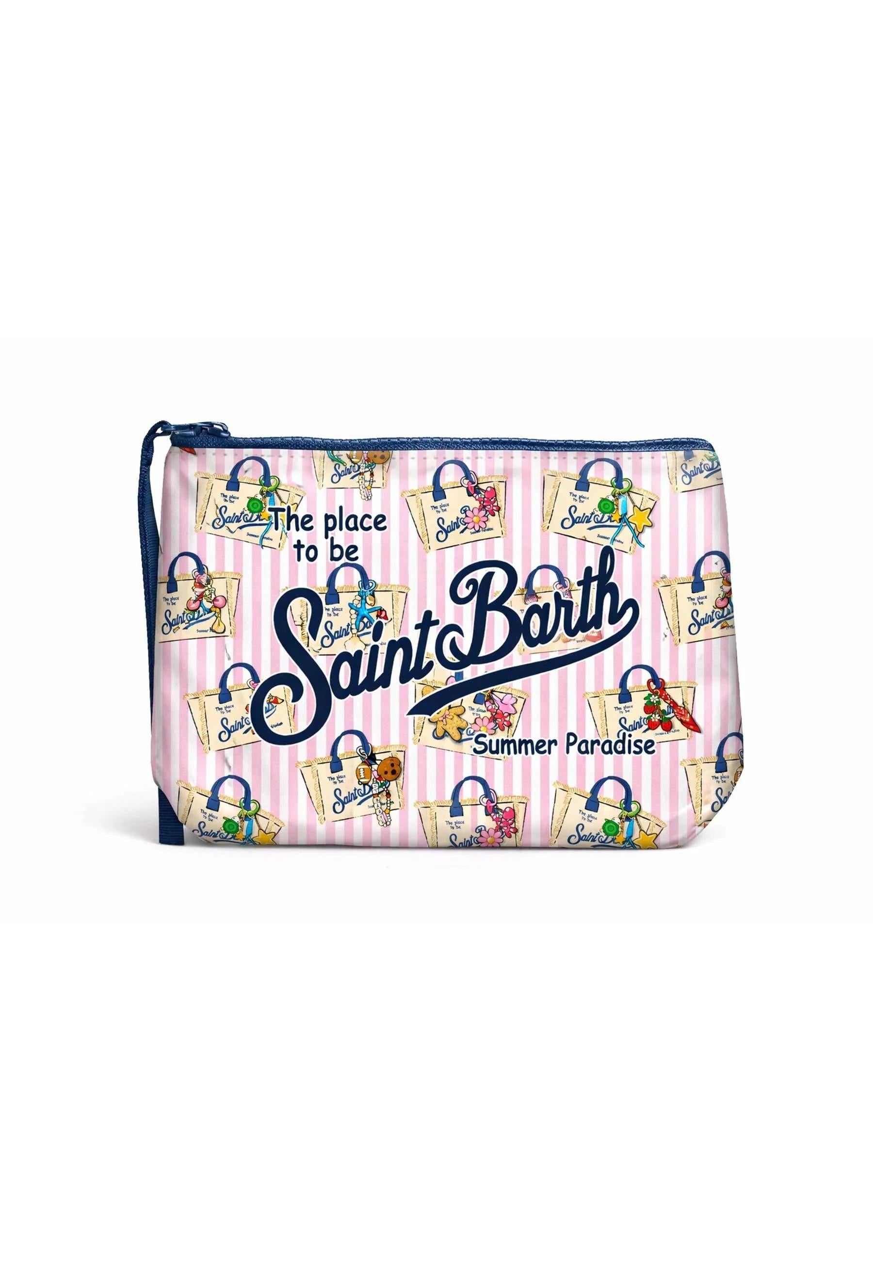 Mc2 saint barth Pochette Orsetto con Righe Rosa Bianco ALIN001 00637L MC2 SAINT BARTH 