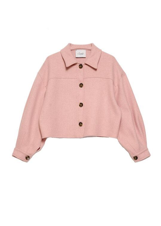 CAPPOTTO CORTO CROCHE' ROSA CR09403 4 CROCHE 