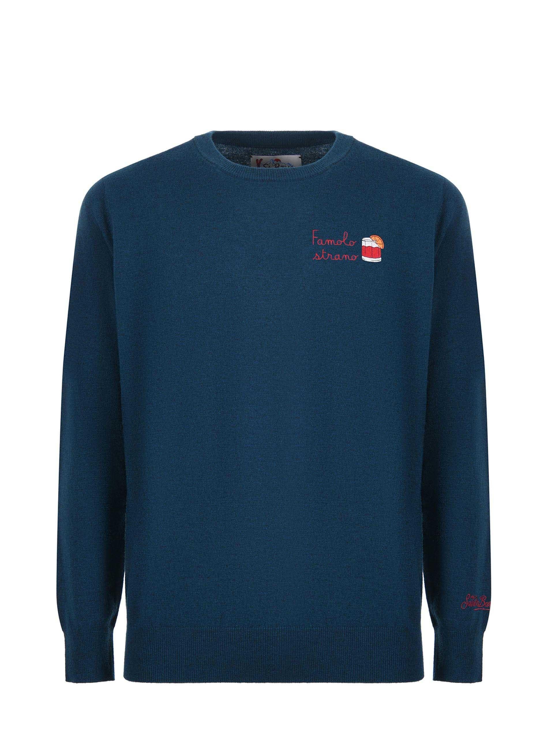 Maglione St.Barth heron light embryFamolo Strano HER0024 03473I MC2 SAINT BARTH 