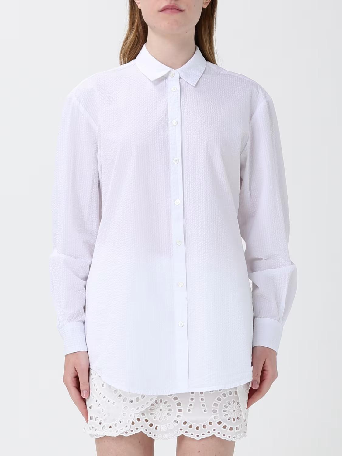 Camicia Mc2 Saint Barth BRIG001 00799L da donna bianca. BRIG001 00799L MC2 SAINT BARTH 