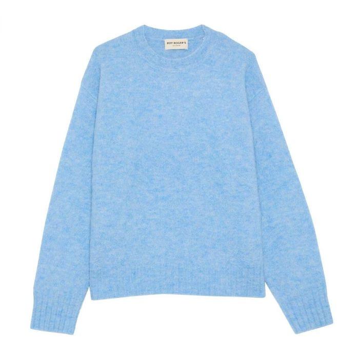 PULLOVER IN ALPACA CELESTE RND559CNXXXX C0080 ROY ROGER'S 