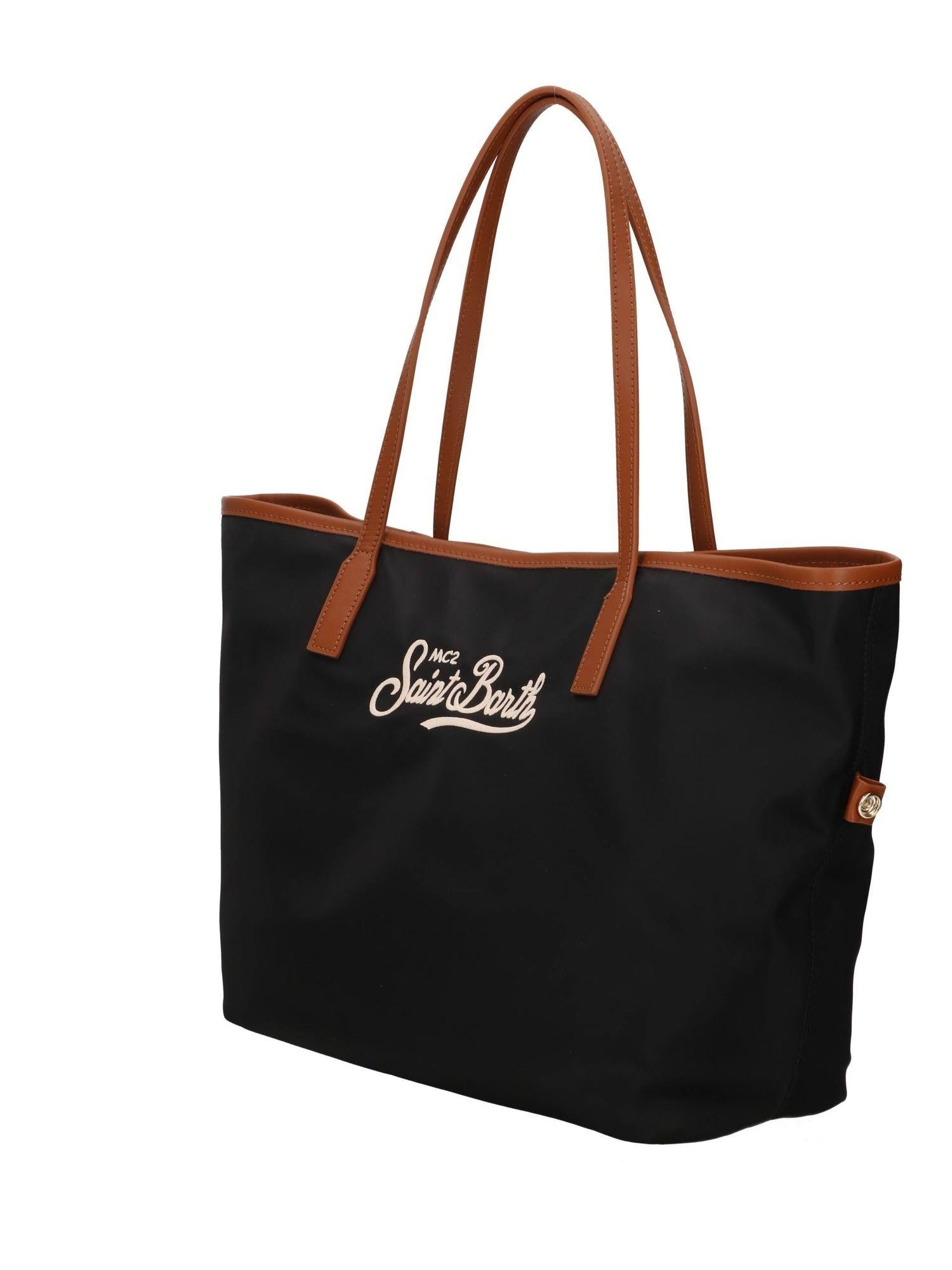 CITY BAG NYLON NERA CB0002 00288L MC2 SAINT BARTH 