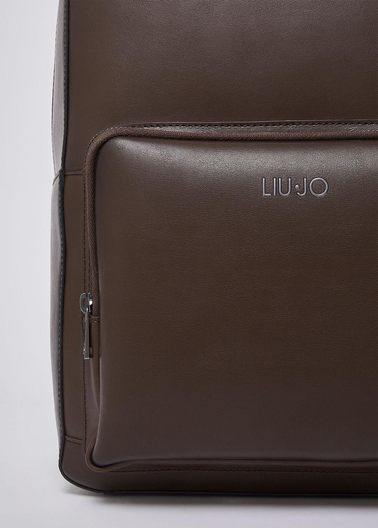 Liu-jo Zaino da uomo in pelle cioccolato QA6248P0424 90840 LIU-JO 
