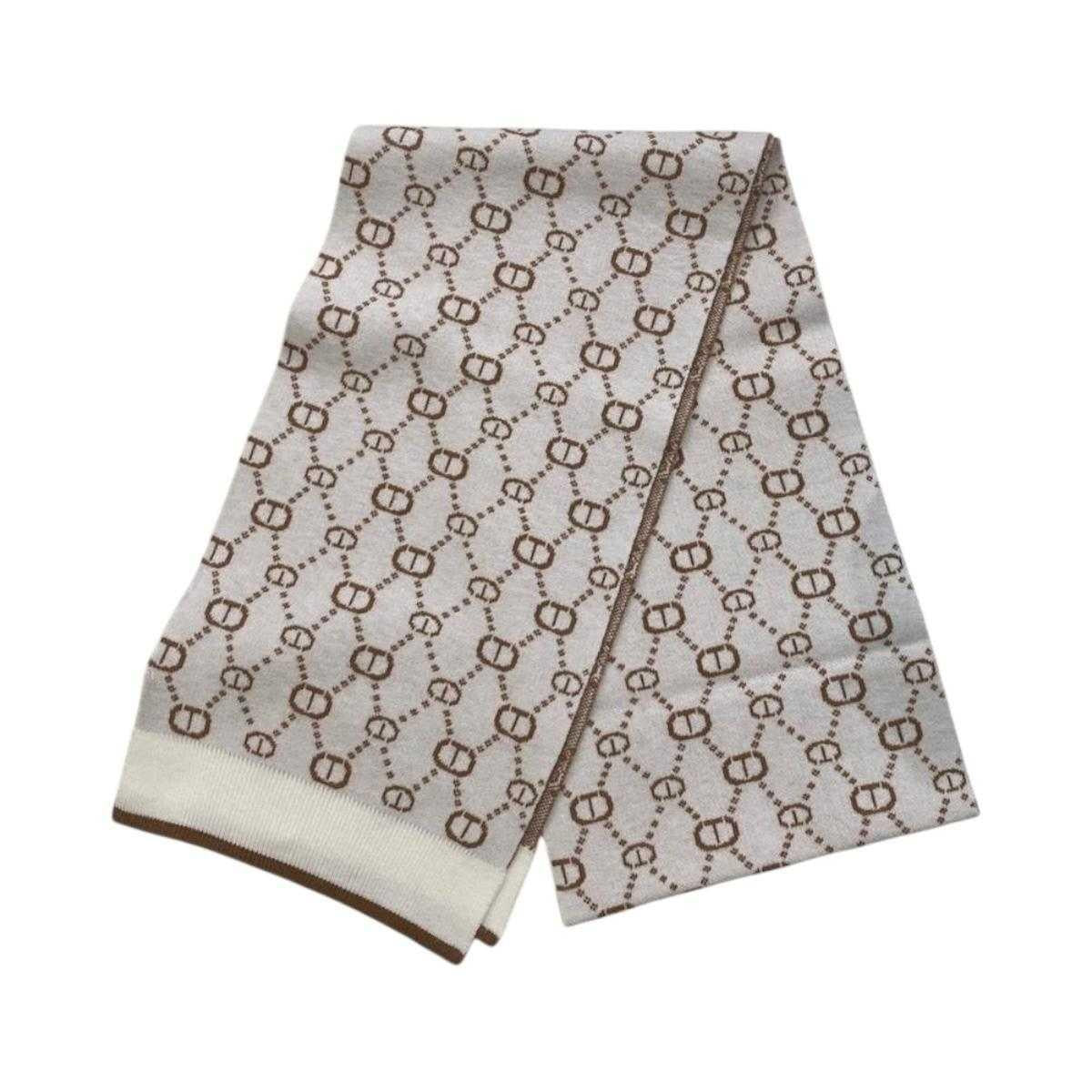 Twinset sciarpa bicolore milk/camel 252GJ501G 12759 TWINSET 