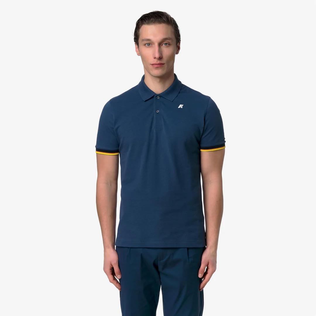 VINCENT PIQUE SLIM<BR/>BLUE INSIGNIA K1125BW B67 K-WAY 