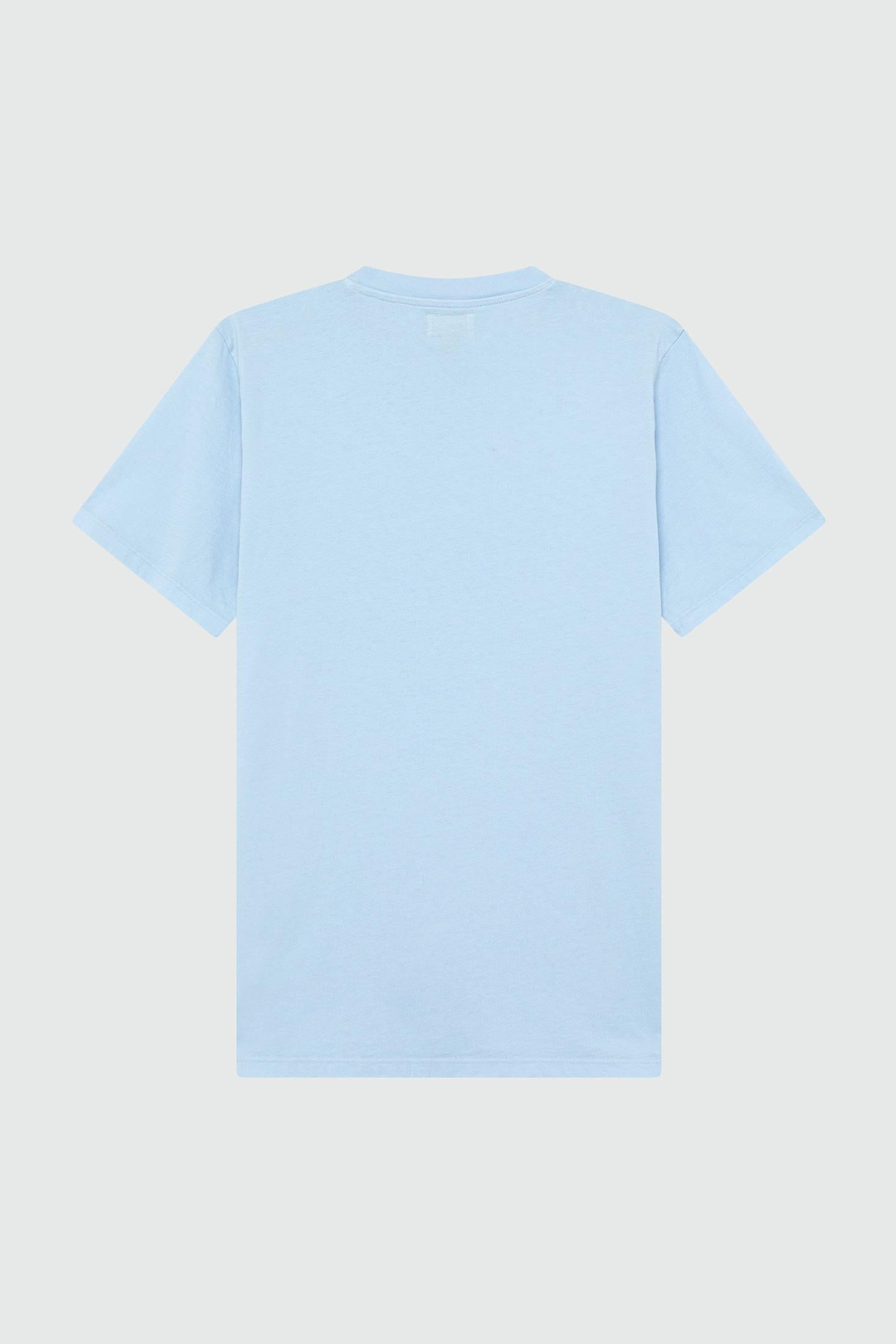 ROY ROGER'S t-shirt jersey print logo puffy celeste RRU90049CR930111 C0080 ROY ROGER'S 