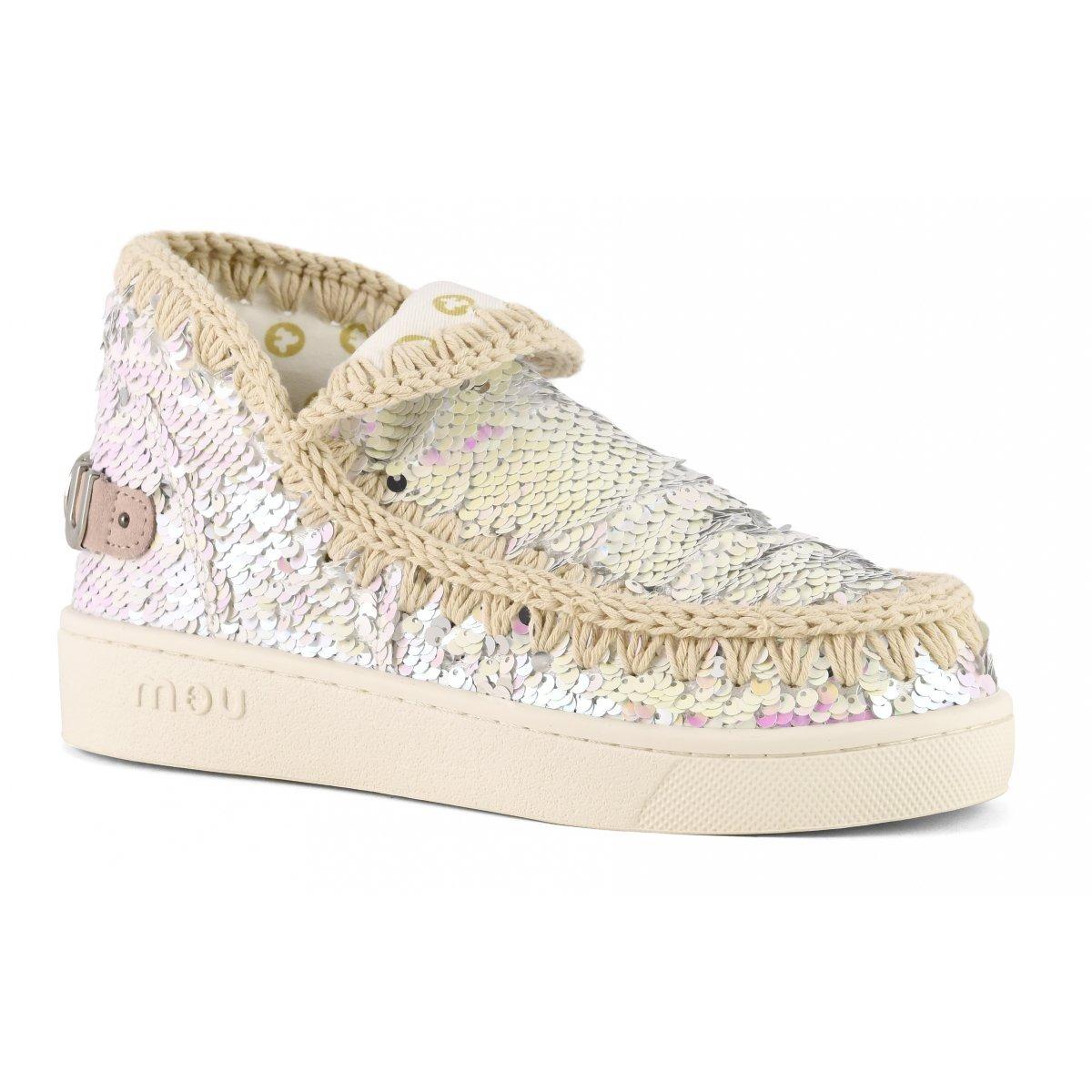 Mou Summer eskimo sneack k sequins Iridiscent pink SK211009K IRIPIN MOu 
