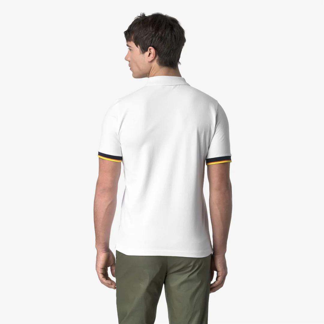 VINCENT PIQUE SLIM<BR/>WHITE K1125BW 001 K-WAY 