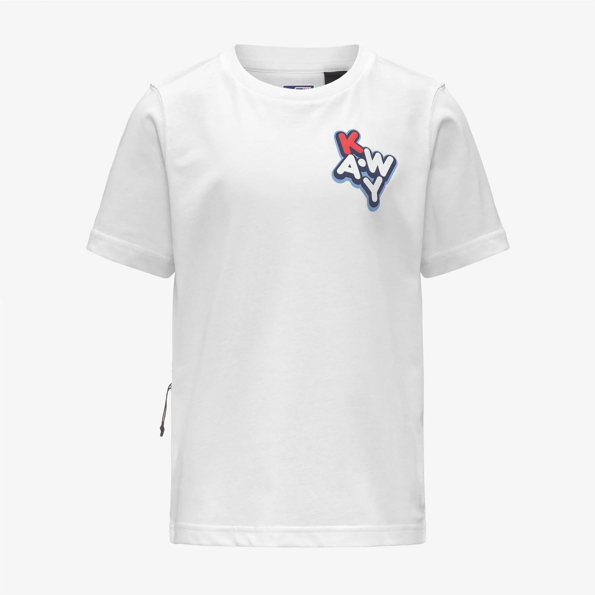 P. LEONIDE SCATTERED LETTERING<BR/>WHITE K4146DW 001 K-WAY 