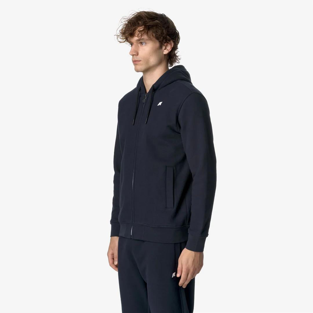 ANTHONY HEAVY FLEECE<BR/>BLUE DEPTH K8133IW K89 K-WAY 
