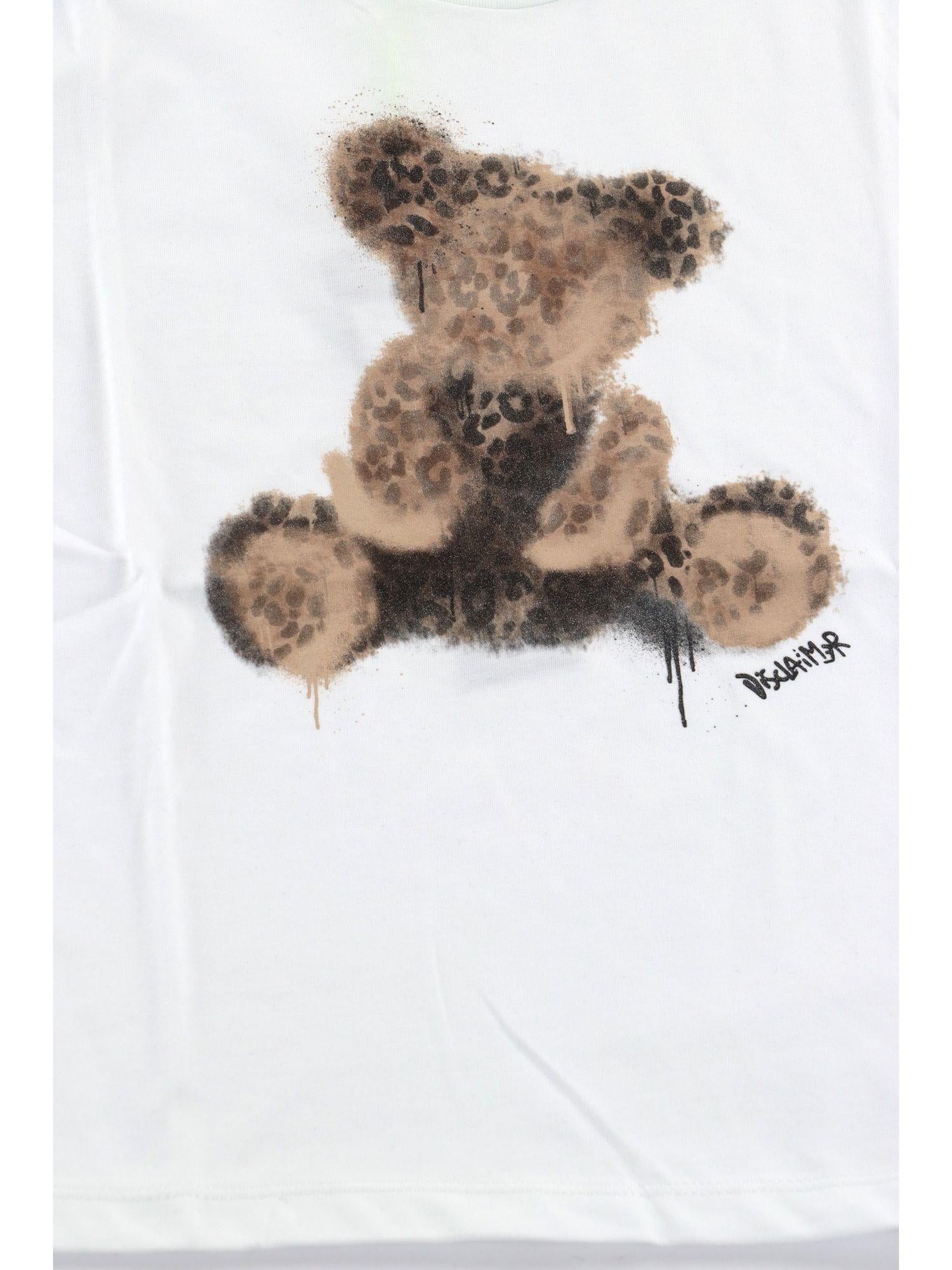 T-shirt Disclaimer 26EDK58921 da bambina bianca. 26EDK58921 BIANCO DISCLAIMER 
