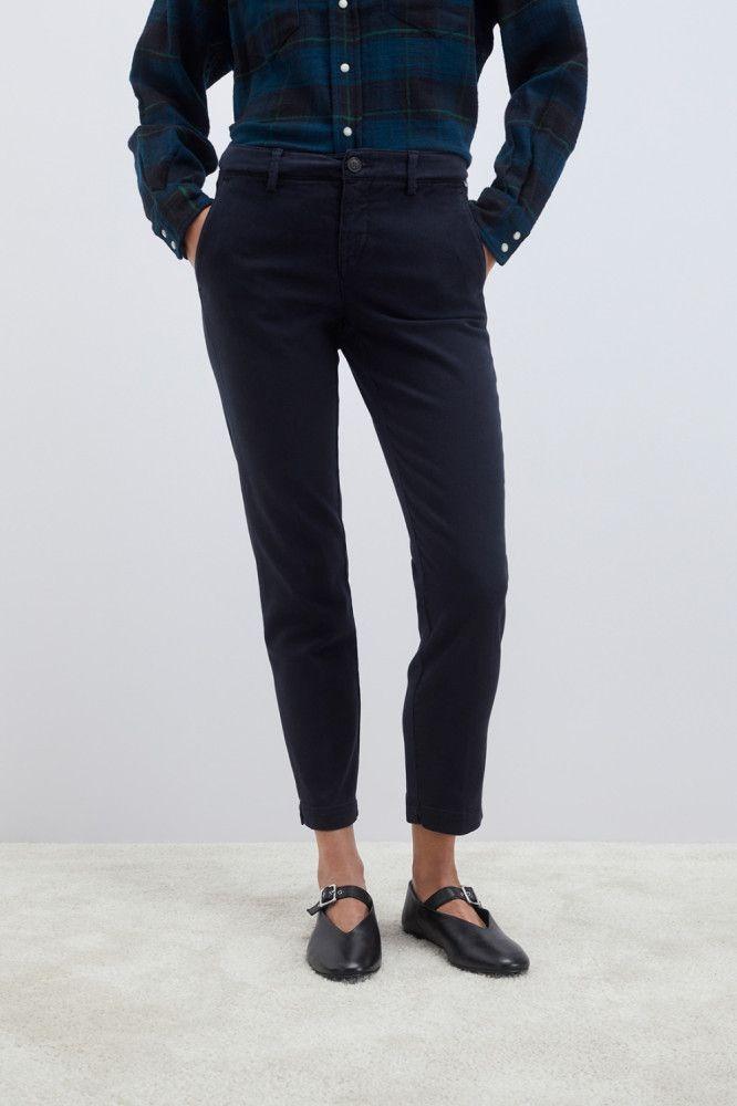 Roy Roger'S chino flow soft bull elast. BLACK RND057P4030112 C0020 ROY ROGER'S 