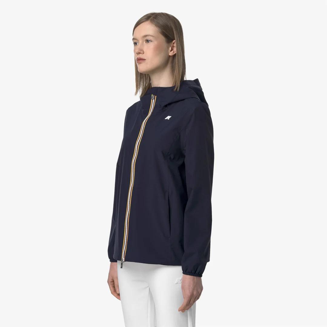 MARGUERITE STRETCH POLY JERSEY<BR/>BLUE DEPTH K8138PW K89 K-WAY 