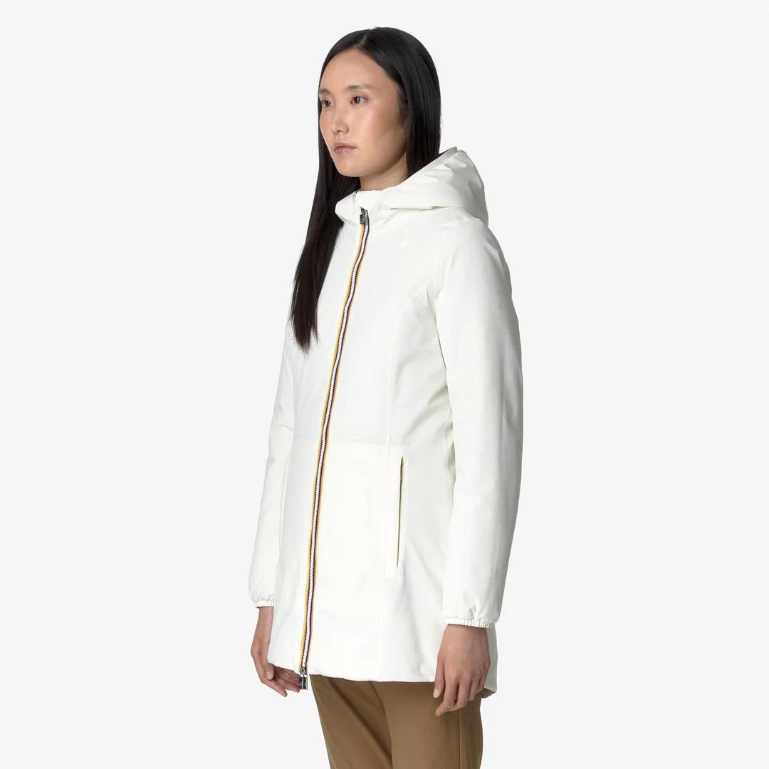 DENISE ST WARM REVERSIBLE<BR/>WHITE G-BROWN C K6128UW BCD K-WAY 