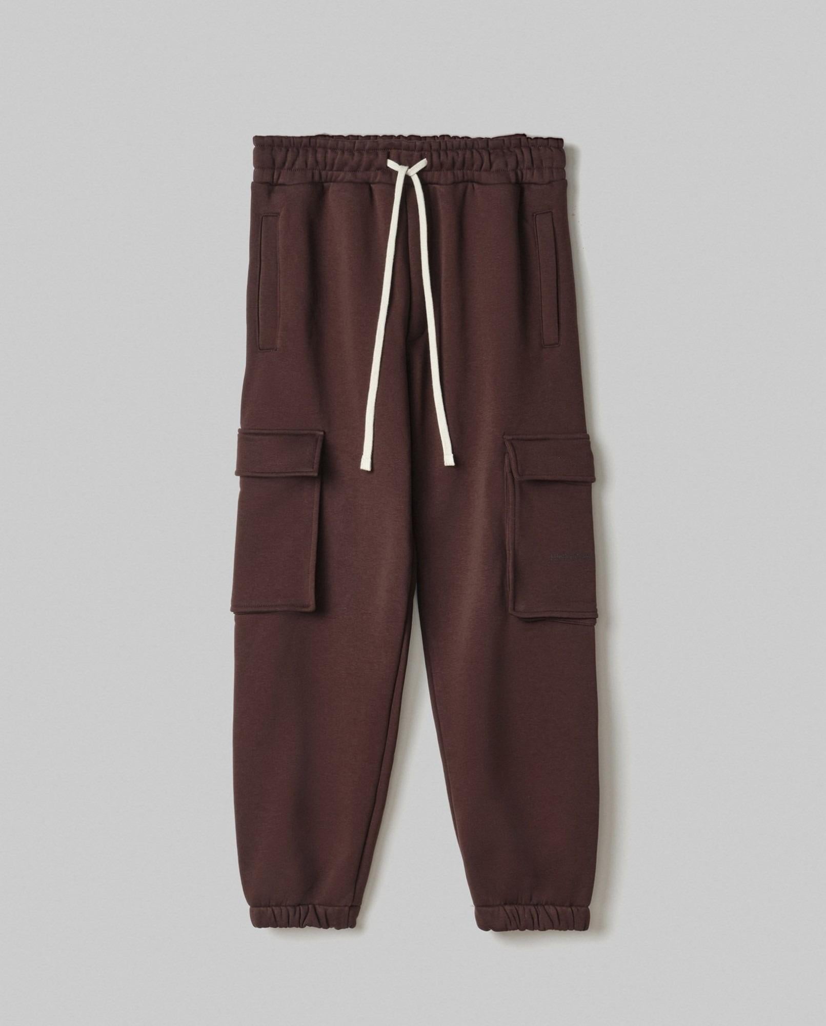 Pantalone Basico Con Tasconi In Felpa  Moro HINNOMINATE HMAABM01376-TMTF0012 MA03 HINNOMINATE 