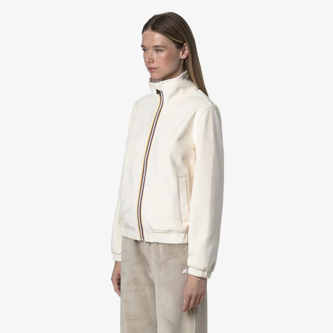 VIVIETTE VELOUR POLAR<BR/>WHITE G-WHITE G K3132KW AV9 K-WAY 