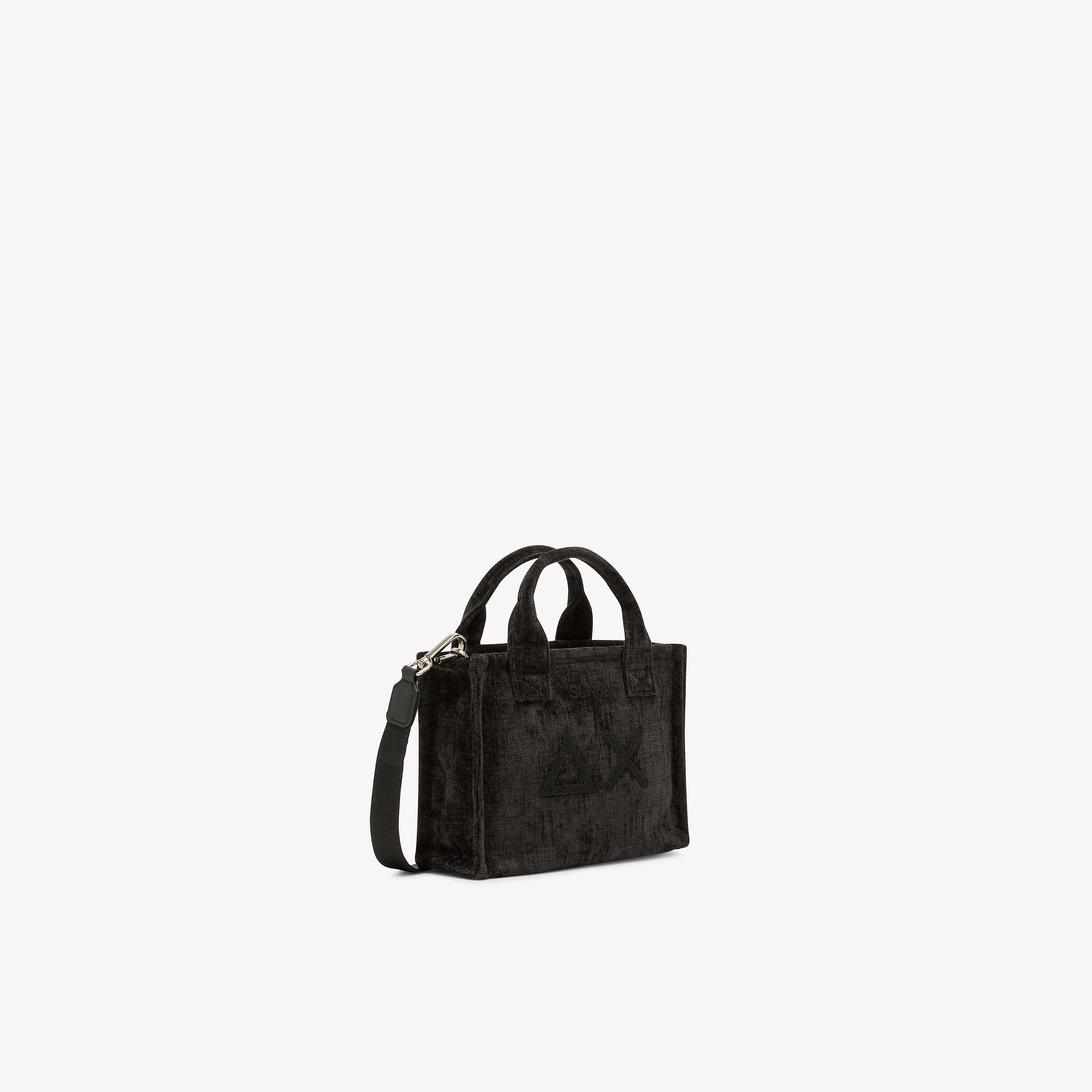Mini shopping bag Cali in velluto nero X45202 11 SUN 68 