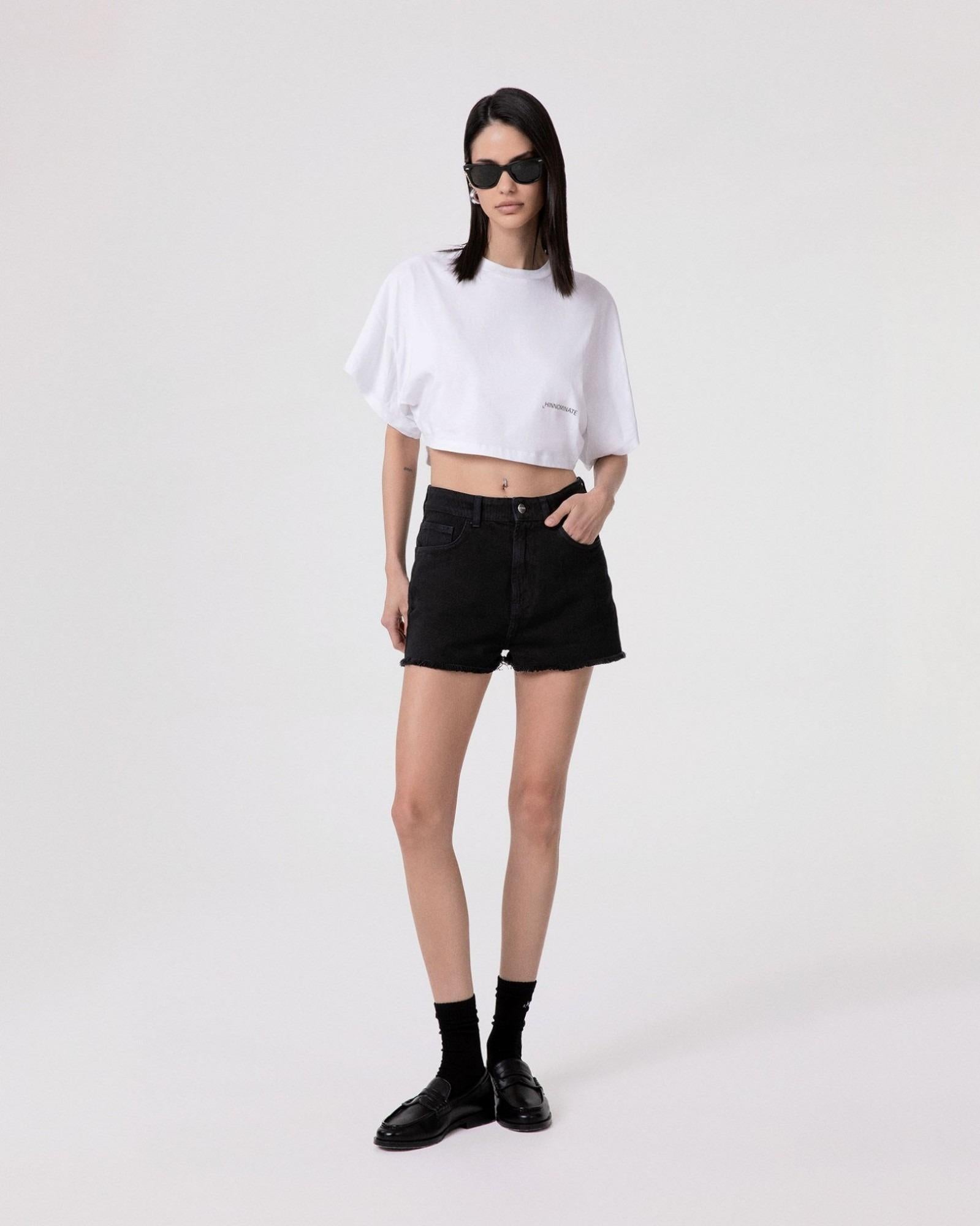 Bull Denim Shorts  Black HINNOMINATE HMABW02695-MTFI0002 NE01 HINNOMINATE 