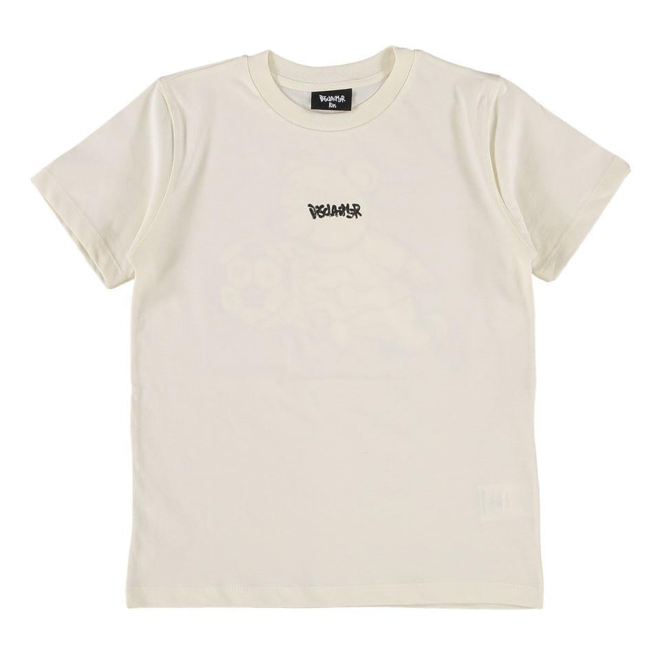 Tshirt bambino in jersey disclaimer LATTE 25IDK58674 LATTE DISCLAIMER 