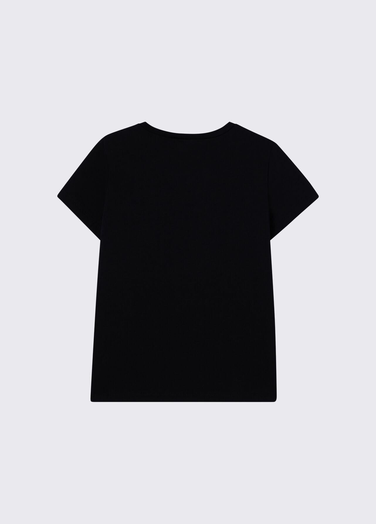 LIU-JO T-shirt con logo e strass NERA GA6033JS003 22222 LIU-JO 
