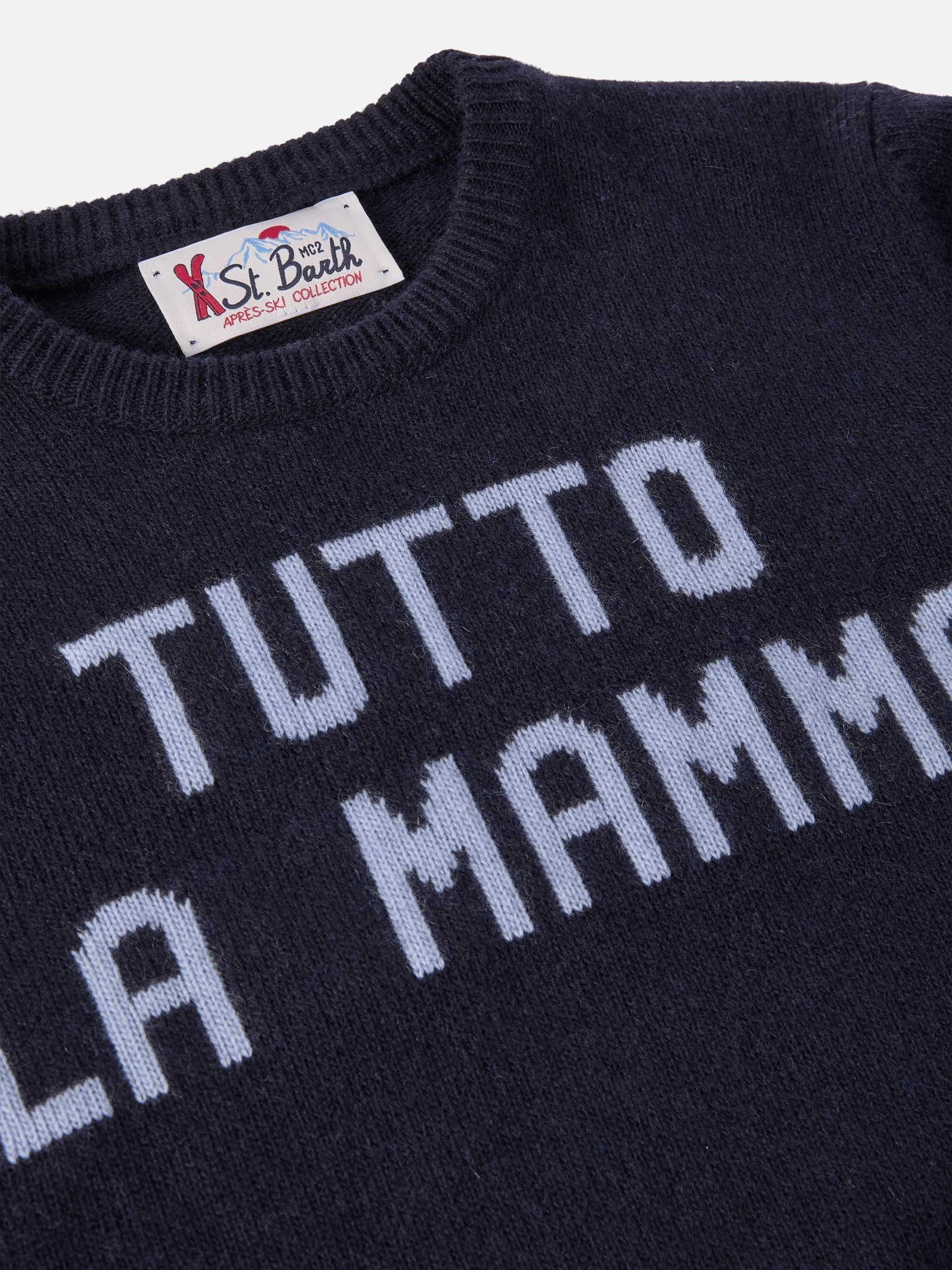 Maglione girocollo Douglas con jacquard Tutto la mamma DOU0001 01615I MC2 SAINT BARTH 