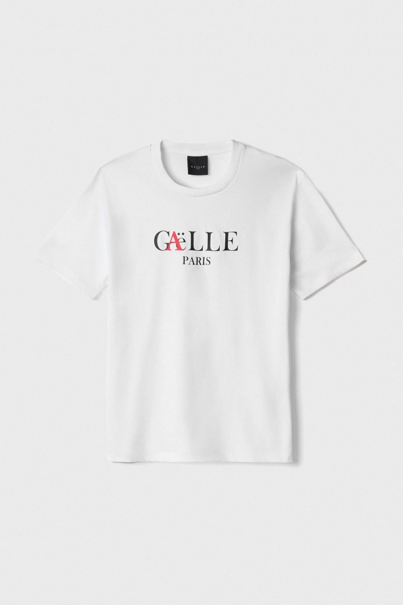 T-Shirt In Jersey Mezza Manica Basic  Bianco - Gaëlle Paris GAABM01503-PTTS0037 BI01 GAELLE 