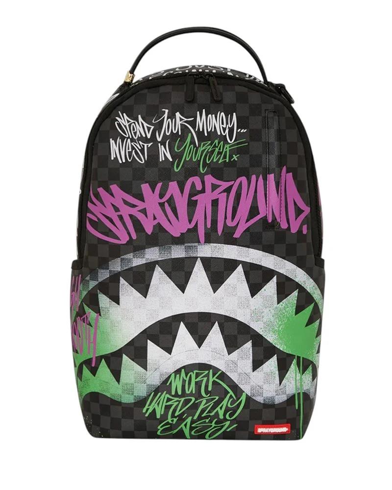 SPRAYGROUND ZAINO SPRAY POETRY NEW VERSION DLXV BACKPACK 910B7783NSZ BLACK SPRAYGROUND 