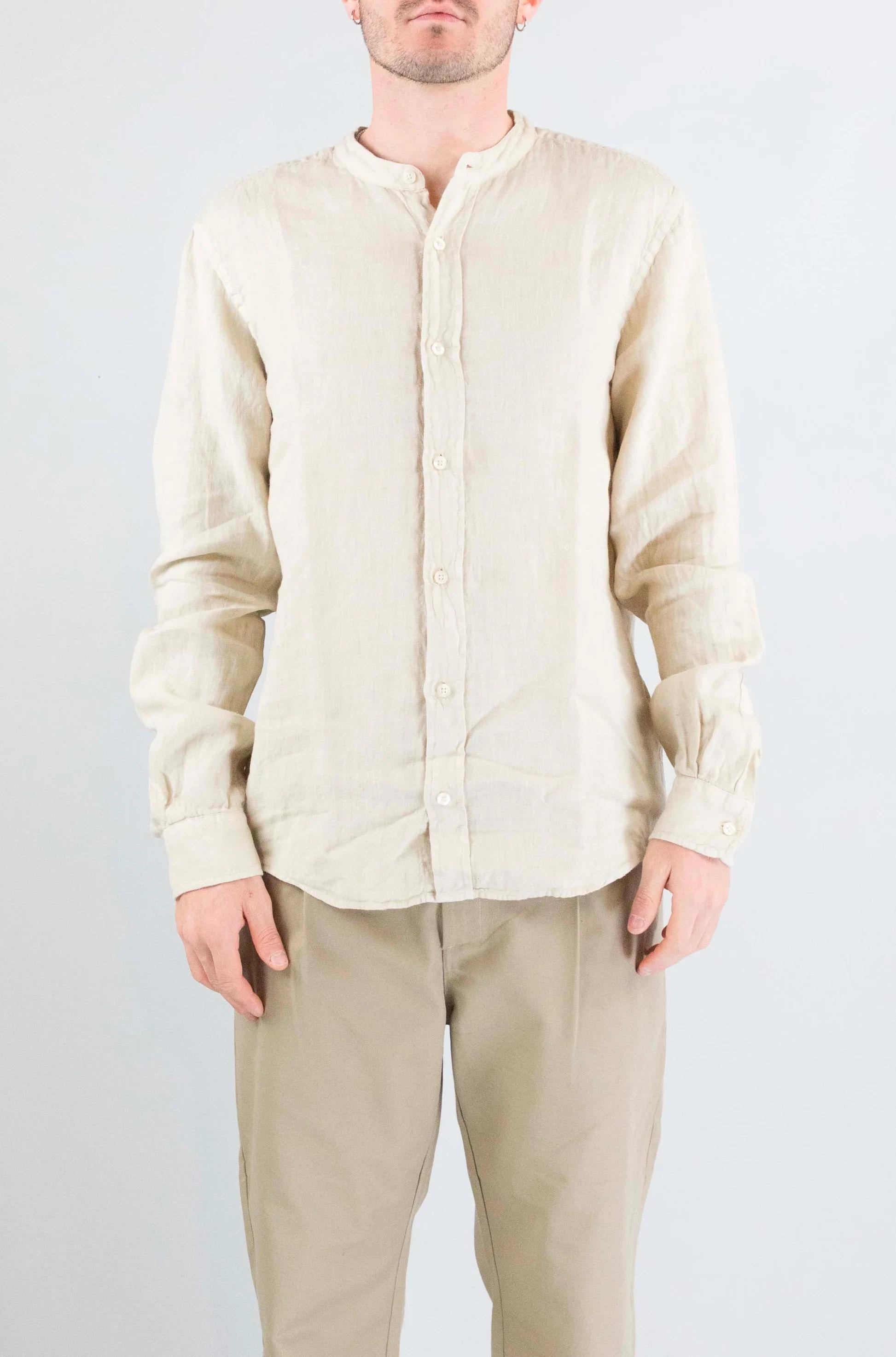 Camicia Roy RogerS lino Sand da Uomo rru404p4220569 c0048 RRU404P4220569 C0105 ROY ROGER'S 