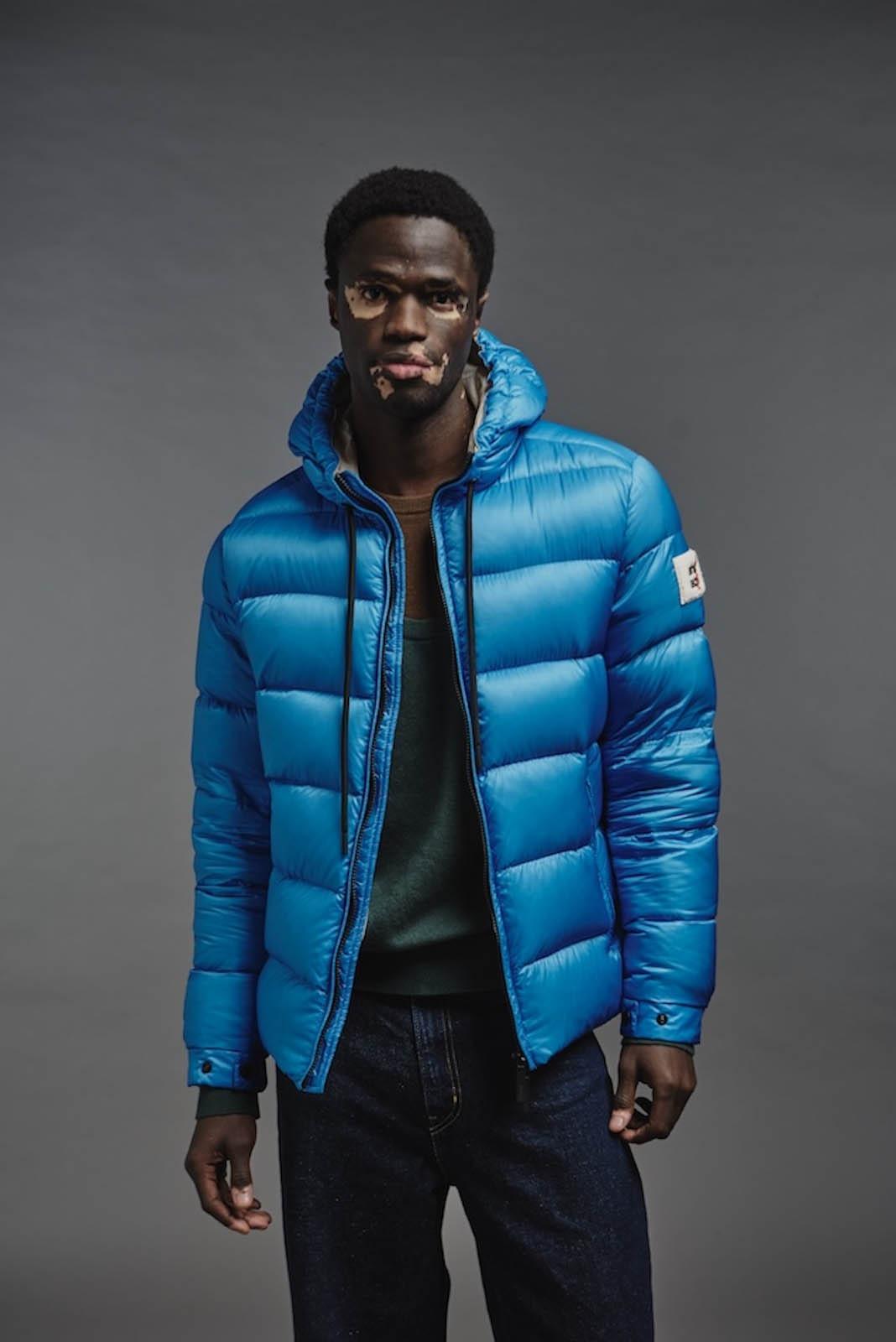 Piumino Verbier After Label Azzurro VERBIER-N051 730 AFTER LABEL 